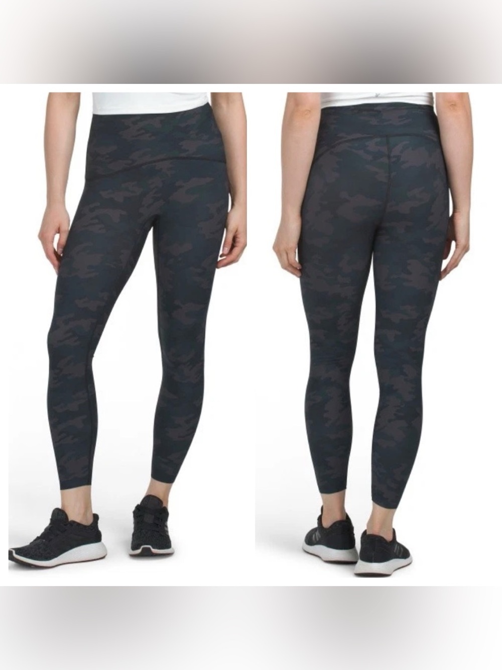 Spanx Booty Boost Camo Printed Cropped Activewear Leggings size Medium